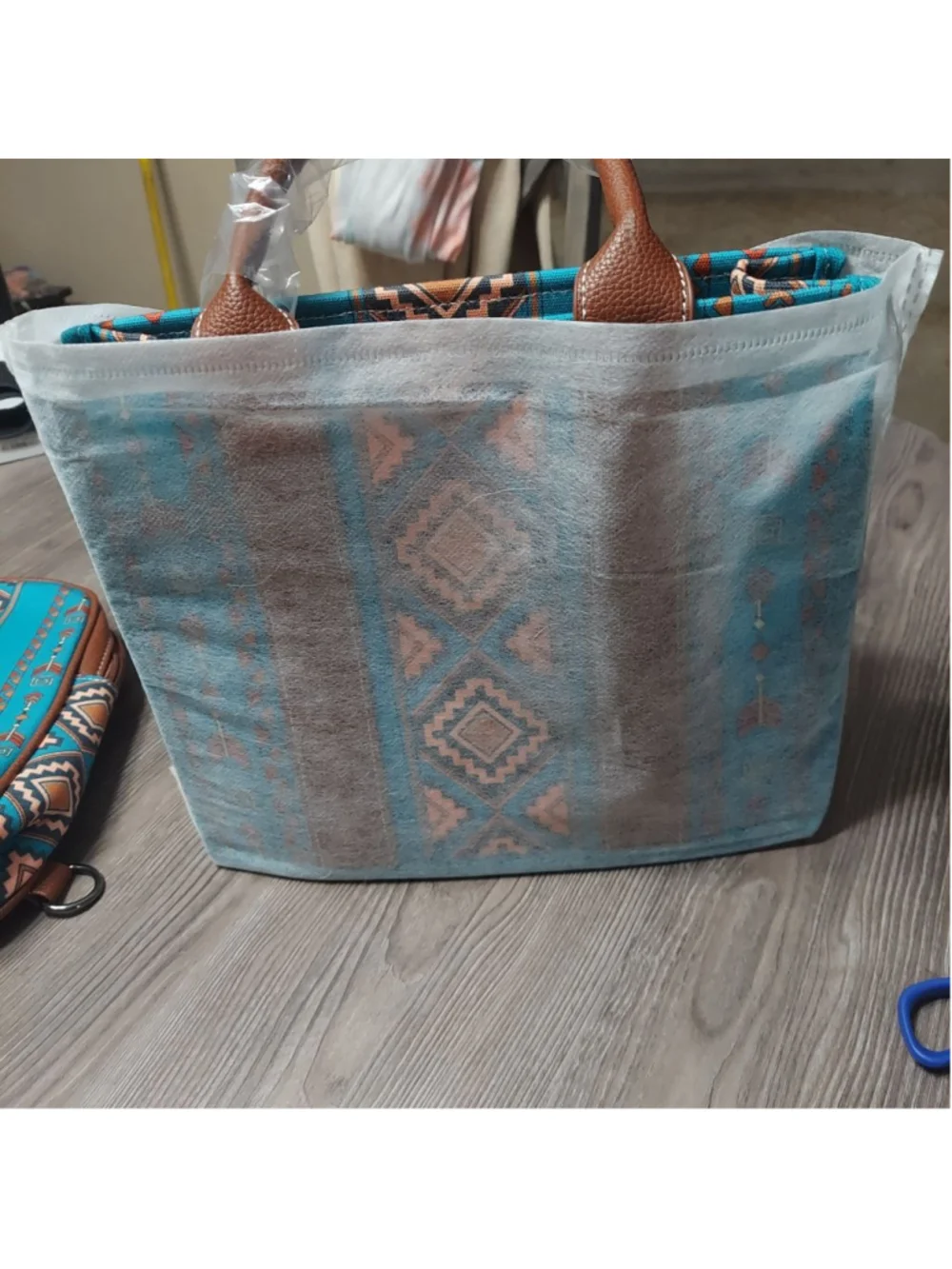 Wan & Kelo Boho Aztec Print 4-Piece Matching Bag Collection NEW